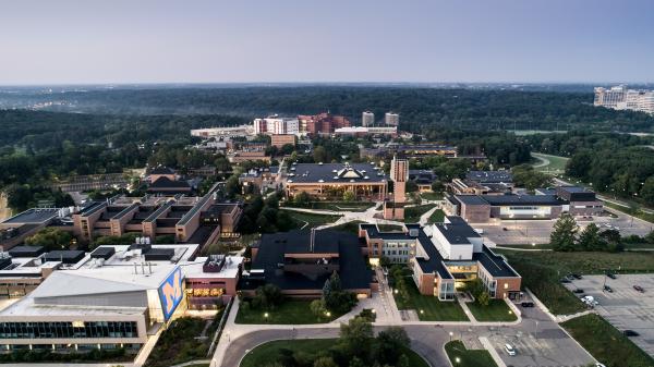 Aerial photo of North Campus.