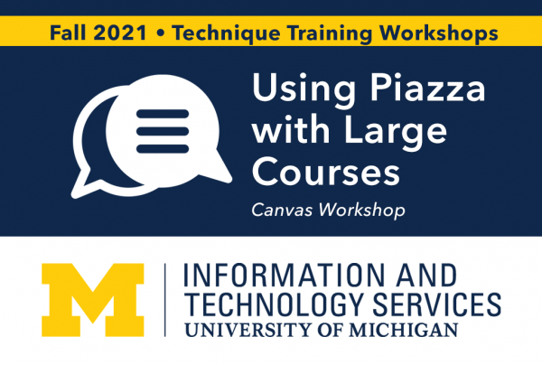 Using Piazza with Large Courses