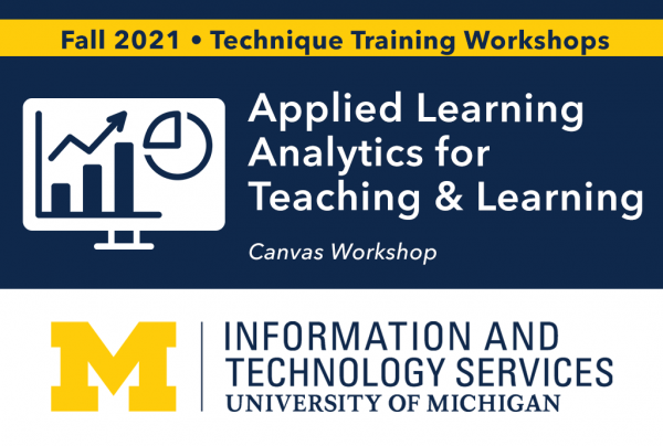 Applied Learning Analytics for Teaching and Learning: ITS Teaching Online Technique Training Workshop
