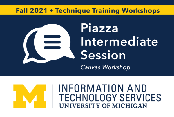 Piazza Intermediate Session