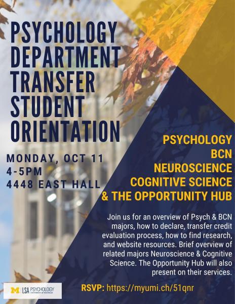 Transfer Student Orientation