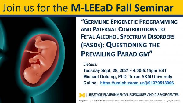 Image showing event title and depiction of a fetus