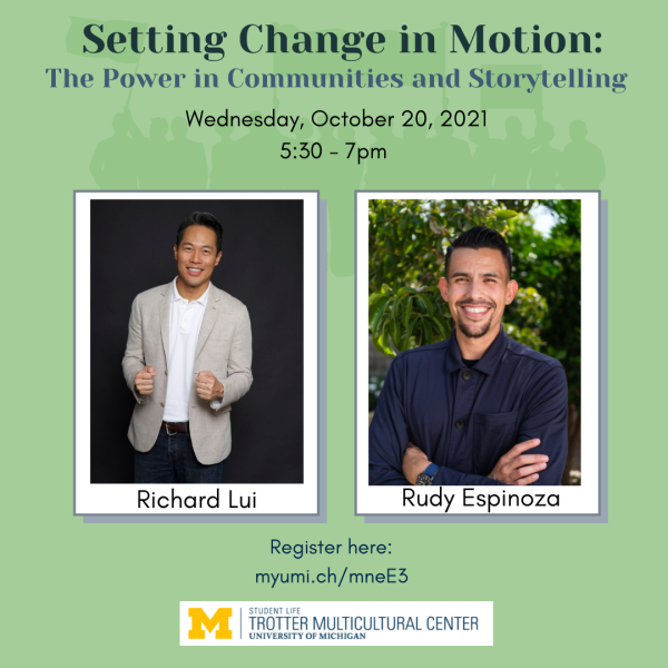 Speakers Richard Lui and Rudy Espinoza