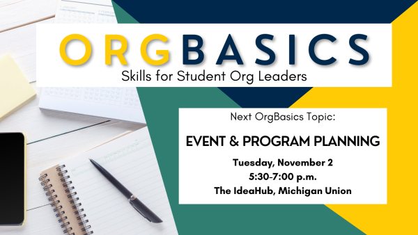 OrgBasics: Event & Program Planning