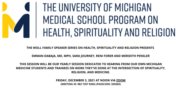 Health, Spirituality and Religion