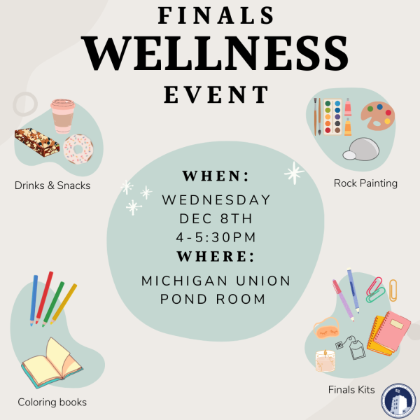 Finals Wellness Event graphic