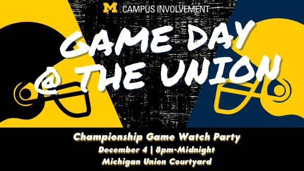 Game Day @ The Union: Championship Game Watch Party