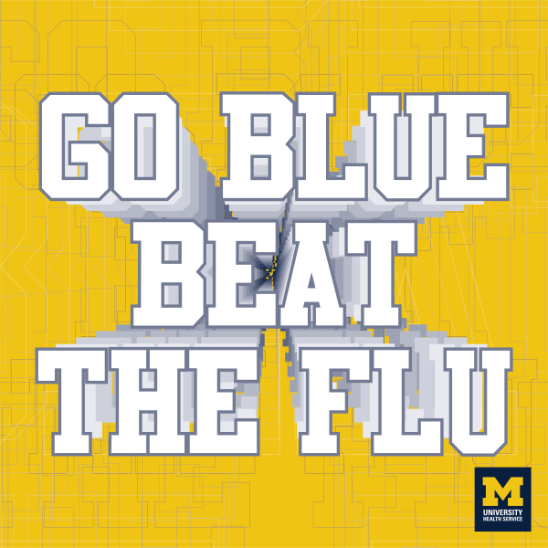 Go Blue Beat Flu