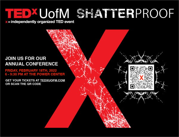 TEDxUofM Conference Flyer
