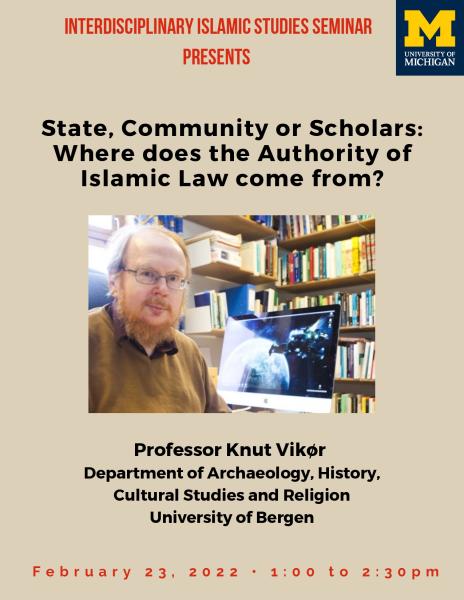 IISS Lecture Series. State, Community or Scholars: Where Does the Authority of Islamic Law Come From?