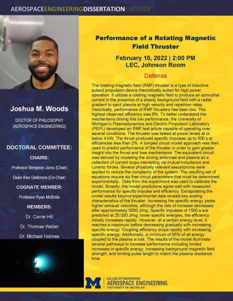 Joshua Woods PhD Oral Defense
