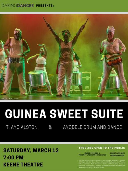 Poster for performance at Keene Theater