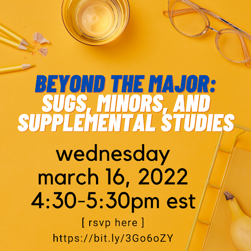 Beyond the Major: SUGS, Minors, and Supplemental Studies