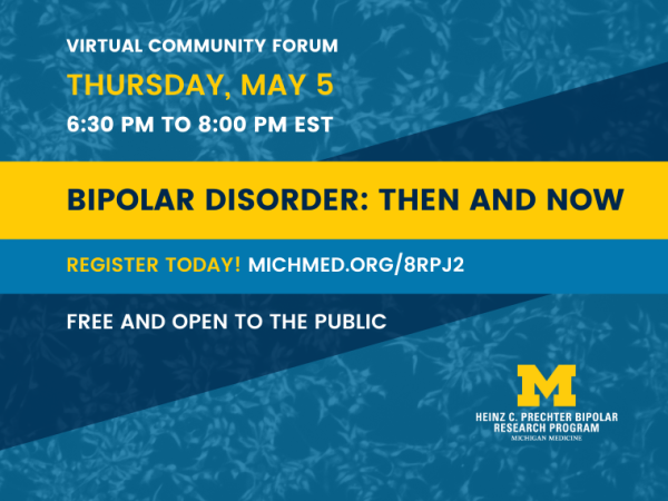 Image of community forum announcement with link to registration
