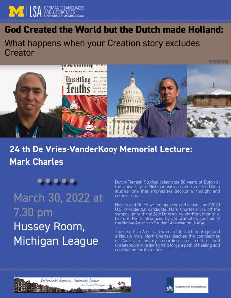 Poster containing talk details