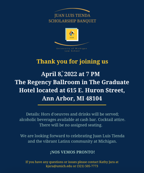 Juan Luis Tienda Scholarship Banquet