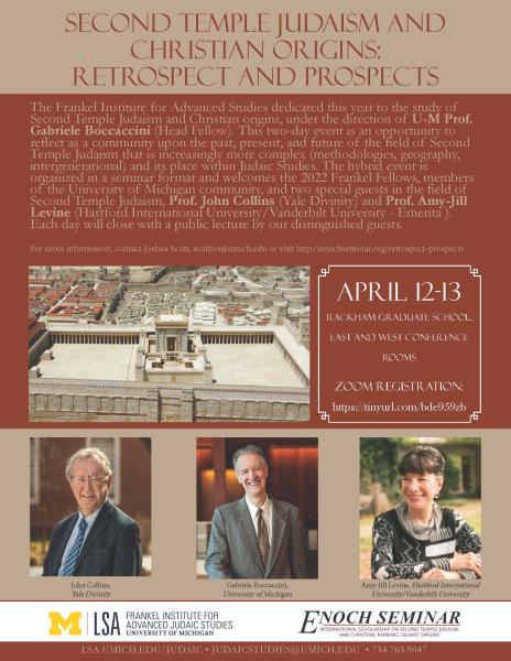Second Temple Judaism and Christian Origins