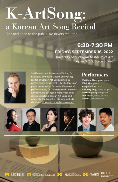 K-ArtSong: A Korean Art Song Recital