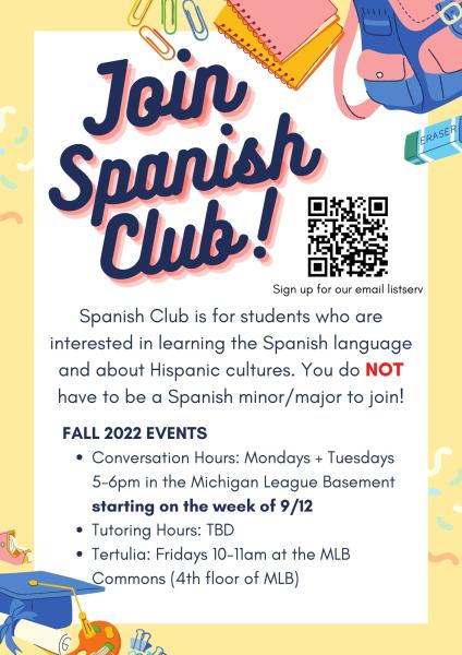 Spanish Club Flyer