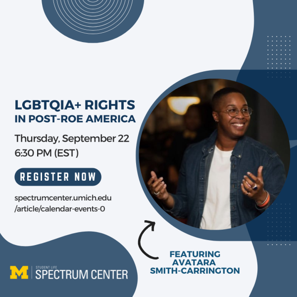 Event Graphic for LGBTQIA+ Rights in Post-Roe America