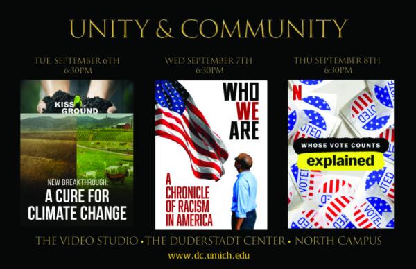 Unity & Community Film Series Poster