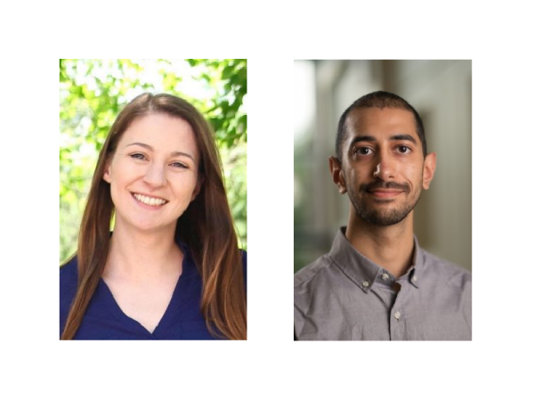 Carly Lasagna (left) Shayan Asadi (right)