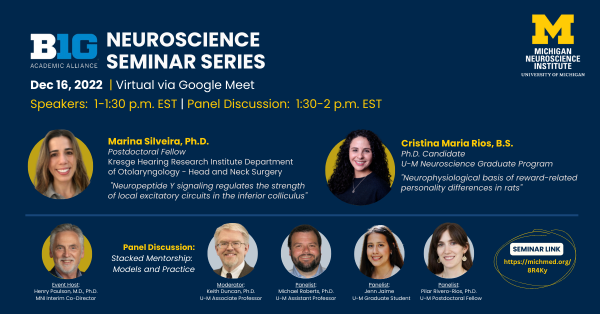 U-M Big Ten Neuroscience Seminar Series