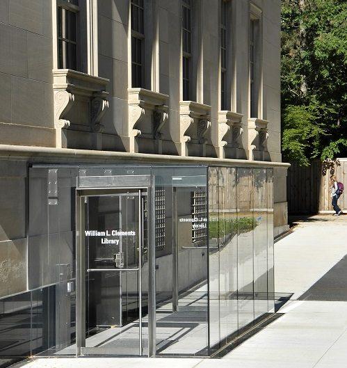 N. Entrance of the Clements Library