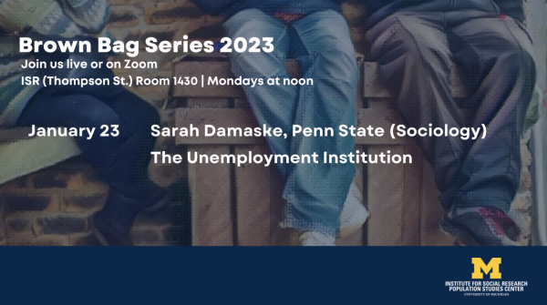 PSC Brownbag Series: The Unemployment Institution