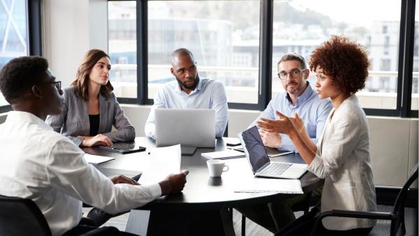 Stock photo of workplace meeting [CREDIT: Getty Images]