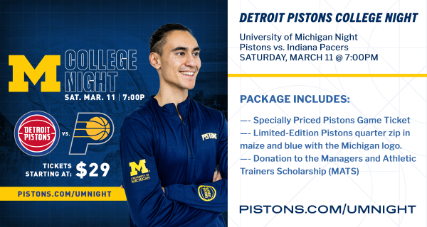 Graphic showing model wearing quarter zip to be given away at game.