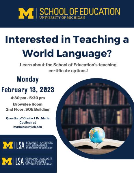 World Languages Teaching Certification