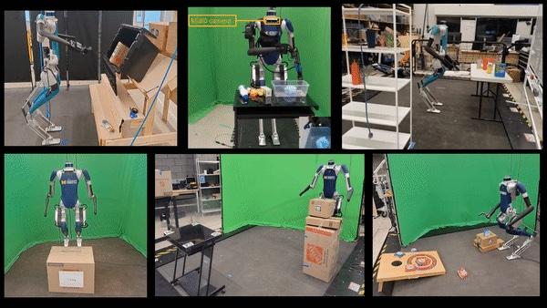 Digit bipedal robot confronts several different tasks