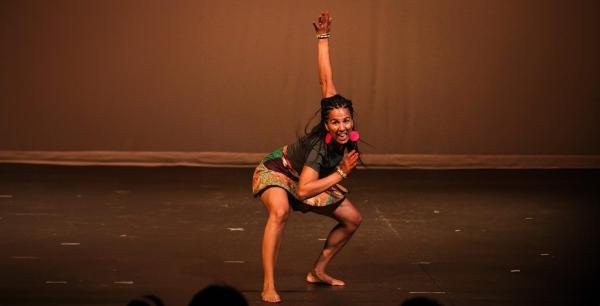 Heather Mitchell, African Diasporic Dance performing artist in the Kalamazoo community.