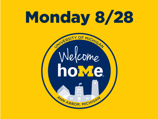 Welcome Week Logo for 8/28/23