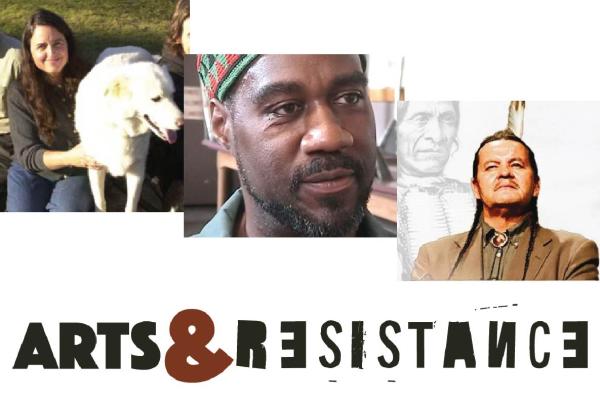 Mia Feroleto, Jalil Muntaqim, and Chief Henry Red Cloud.