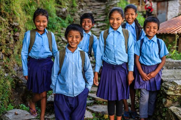 school children
