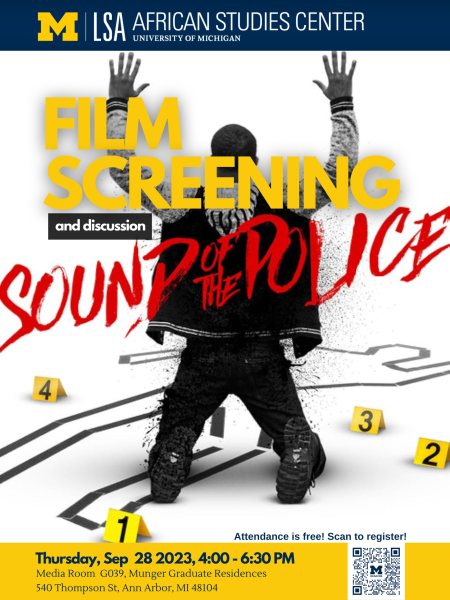 ASC Film Screening. *Sound of the Police*