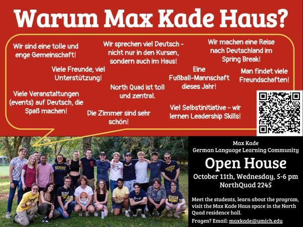 Max Kade Flyer