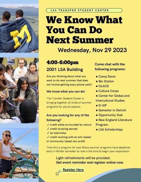 We Know What You Can Do Next Summer flyer