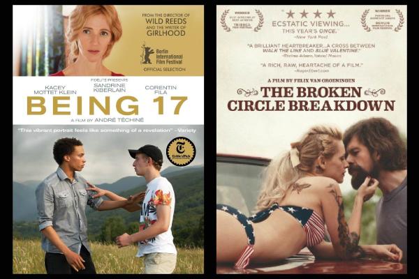 DVD covers from Being 17 and The Broken Circle Breakdown