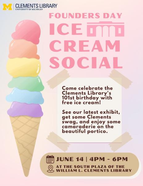 Image of an ice cream cone with text.