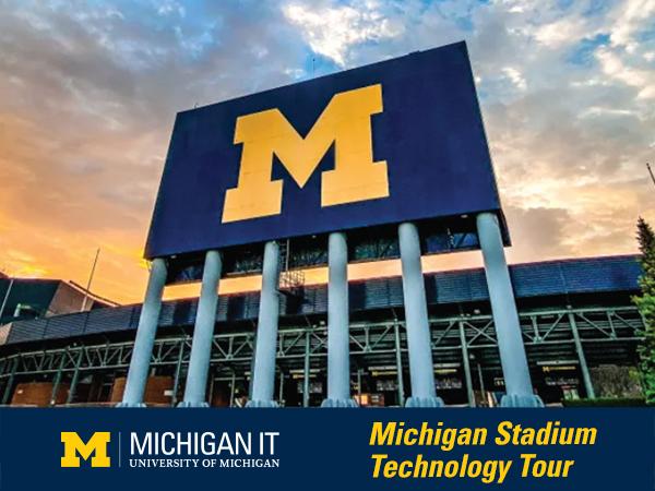 Michigan Stadium from the outside