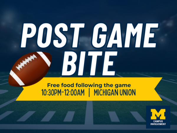 post game bite event