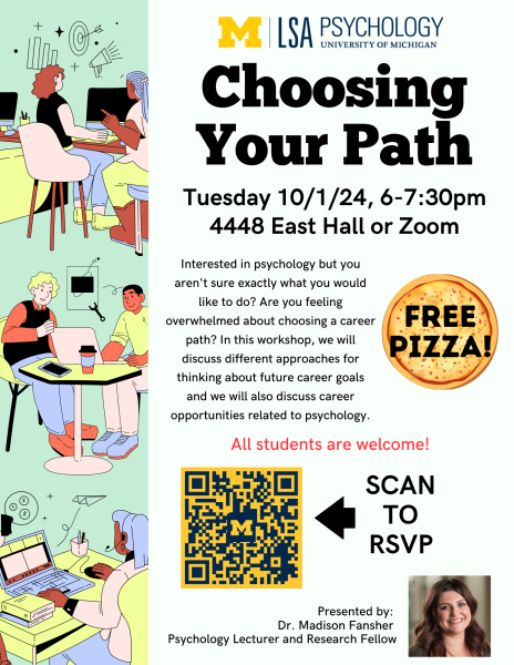 Event flyer containing date, time, location and QR code for RSVP.