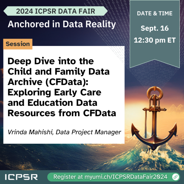 Promo image for a CFData webinar