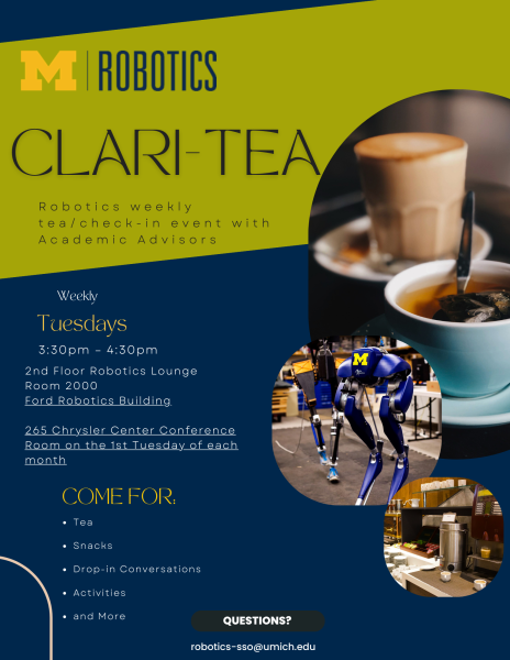 Weekly ClariTEA Event