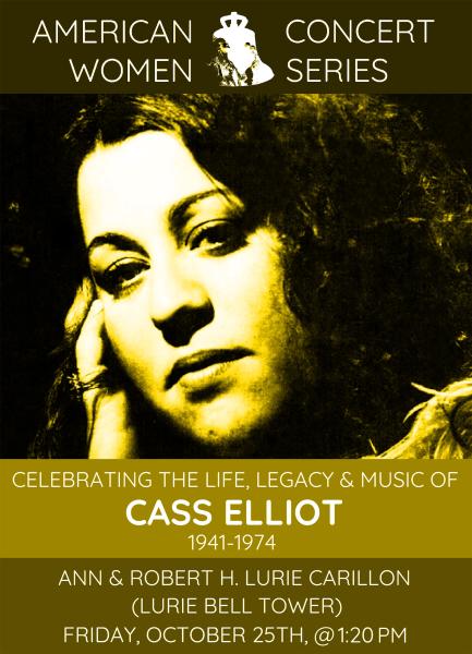 Adam Lenhart & Vinson Lam, carillon: Celebrating the life, legacy & music of CASS ELLIOT