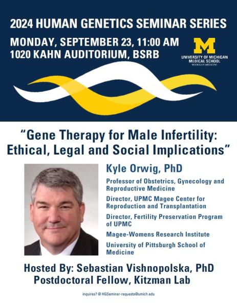 Flyer with title and image