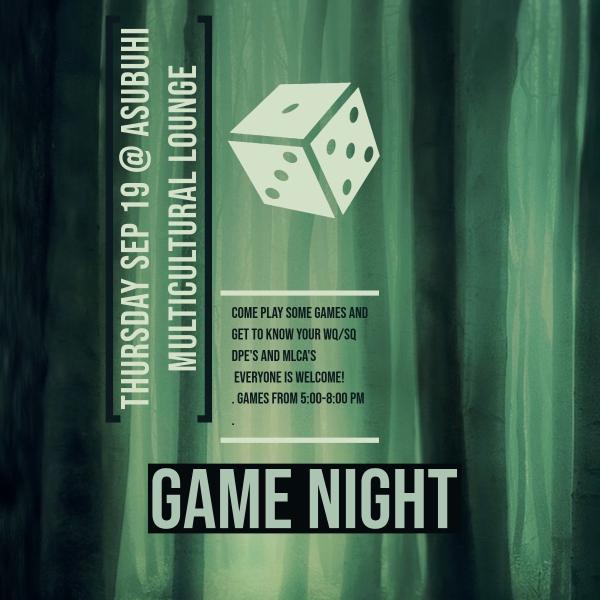 Dice and flyer